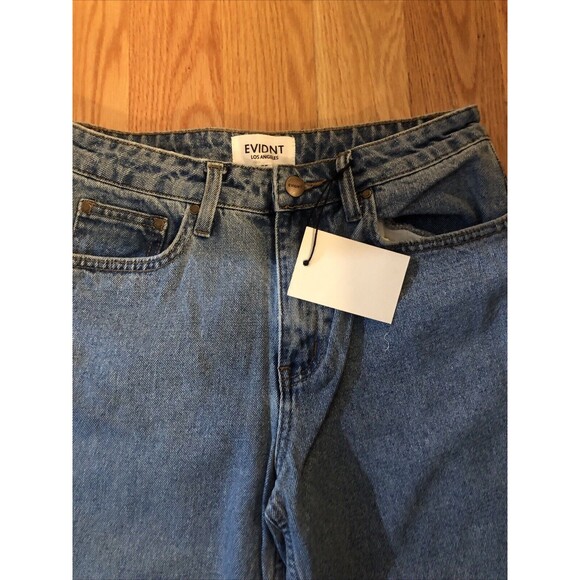 Evidnt Los Angeles Jeans Women's Size 26 Retro VTG Hype NWT 90s Y2K Fray Anthro - Picture 2 of 9